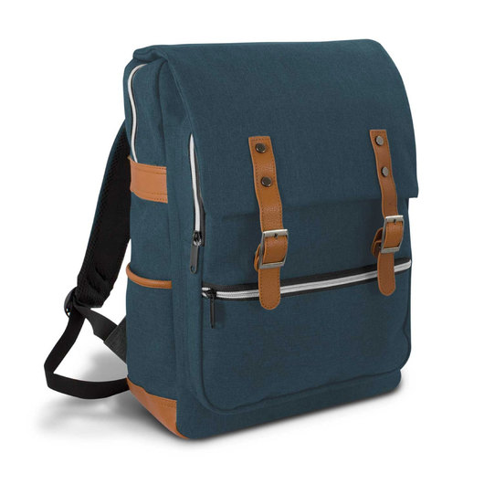 Kyoto Backpacks Navy Brown